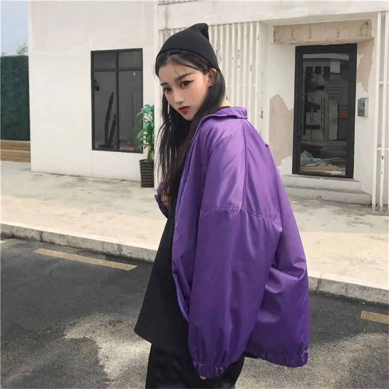 Neploe 2019 Harajuku куртка с воротником стойкой пальто буквенным принтом модная верхняя