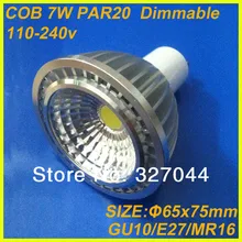 30 ШТ. СВОБОДНОЕ ПАДЕНИЕ PAR20 E27 700LM 7 Вт PAR20 Лампы УДАРА СВЕТОДИОДНЫЕ Лампы Холодный Белый Теплый Белый Пятна вниз Света AC 85-265 В