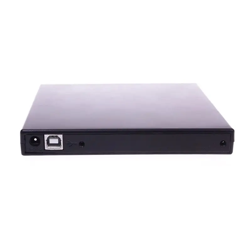 Slim USB 2.0 External SATA DVD CD RW Disc Drive Enclosure Case ONLY BOX for Notebook PC 52593