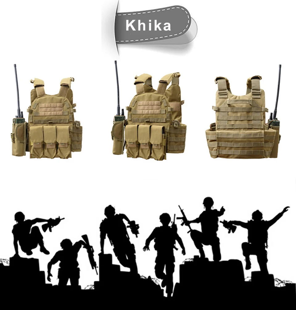 Airsoft Combat 600D Molle тактический жилет Военная Экипировка охотничий защитный жилет для тренировок на открытом воздухе Пейнтбол несущие жилеты 111