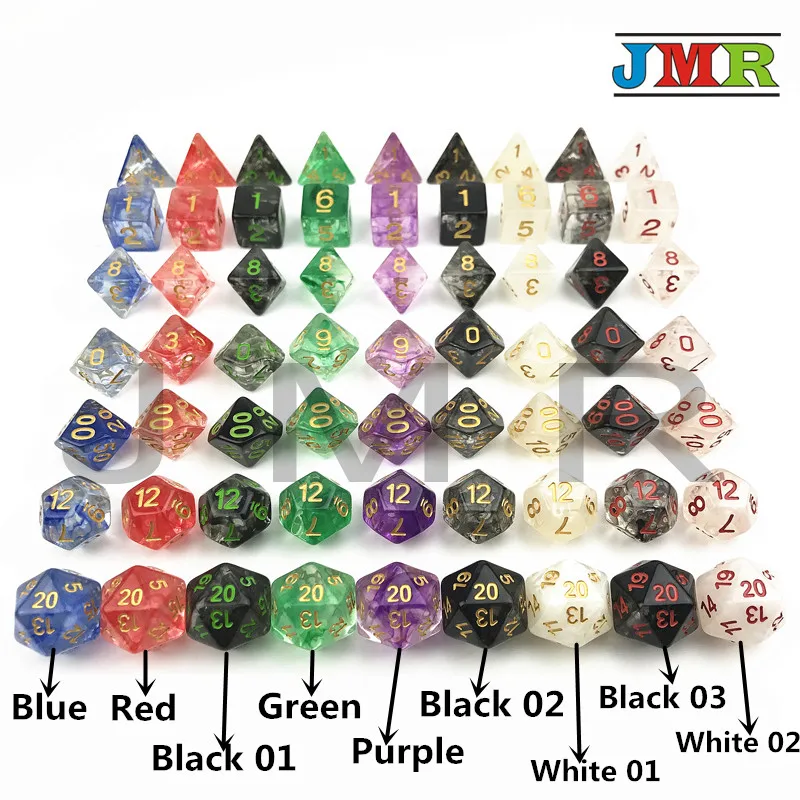 Nebulosa De Dice 7 unids/set Juegos De Mesa Dados... conjunto de D4-D20 dados poliédricos para Rpg de mazmorras y dragones dados juegos de dados de Nebulosa De Dice 7 unids/set Juegos De Mesa Dados... conjunto de D4-D20 dados poliédricos para Rpg de mazmorras y dragones dados juegos de dados de