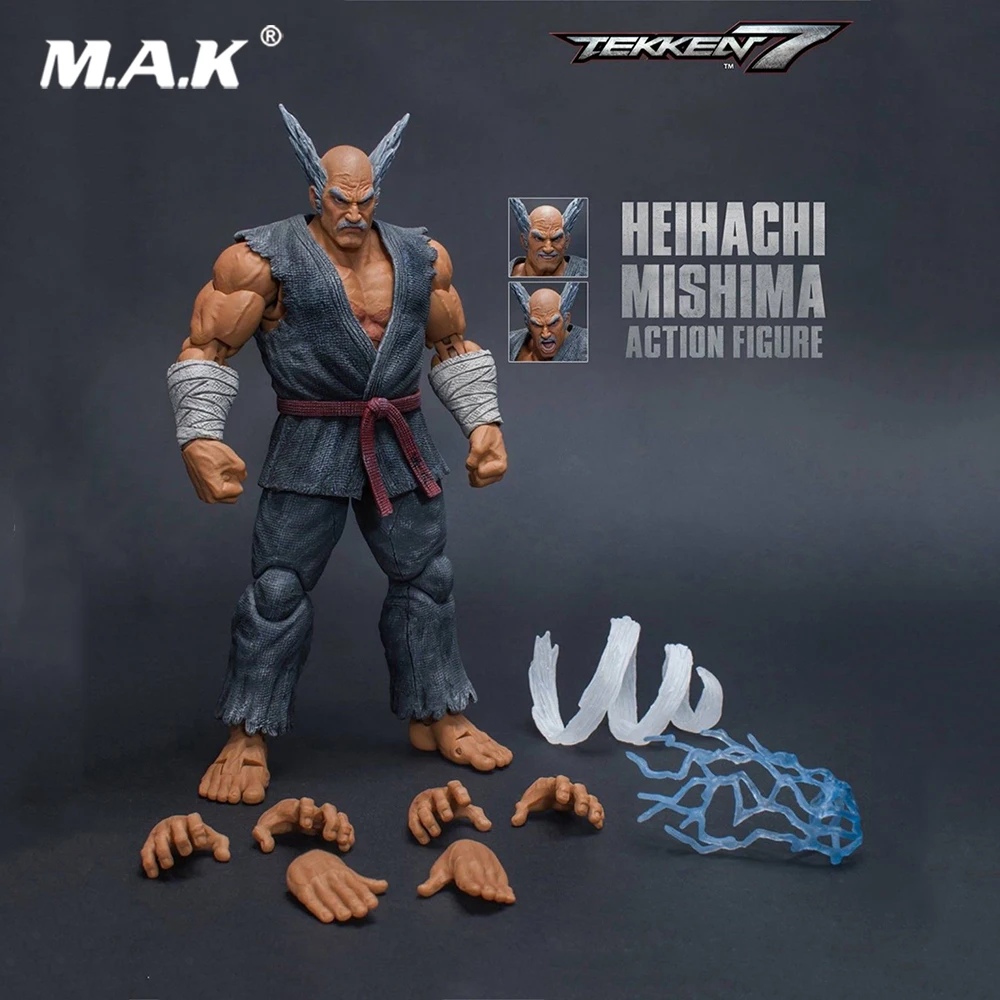 

1/12 Scale Action Figure Heihachi Mishima Tekken 7 Storm Collectables Model Toy for Kid Children Collection Gift
