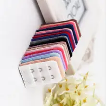 Новинка 10 шт. 2 pi 2 кнопки бюстгальтера удлиненная Пряжка из нержавеющей стали