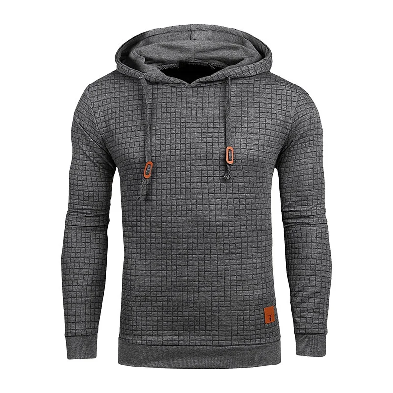 

Hoodies Men Cotton Sweatshirt Men Solid Color Long Sleeve Hoody Hip Hop Pullover Hooded Tracksuit Sportwear