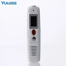 Yulass Portable Digital Audio Recorder Professional 8GB White VAR/VOR USB Mini Voice Recorder With Digital MP3 Player LCD Screen