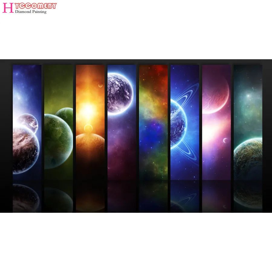 

5D Diamond Painting scenic Nebula Earth Space DIY full square Diamond Embroidery Diamond Mosaic Cross Stitch decoration gift