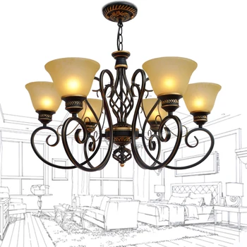 

French creative Nordic pendant lights,e27 led lights,lamps for living room, simple LED restaurant, dining room lights