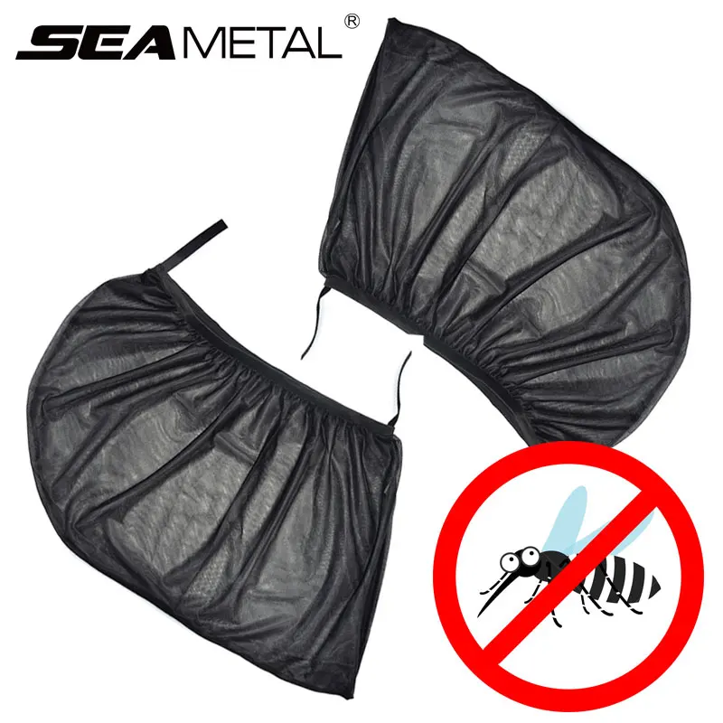 Car Sun Shade Curtain Window Screen Gauze Prevent Mosquito UV Summer Sunshade Child Travel Privacy Mesh Net Auto Accessories
