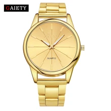 Gaiety Brand Fashion Gold Silver Quartz font b Watch b font font b Women b font