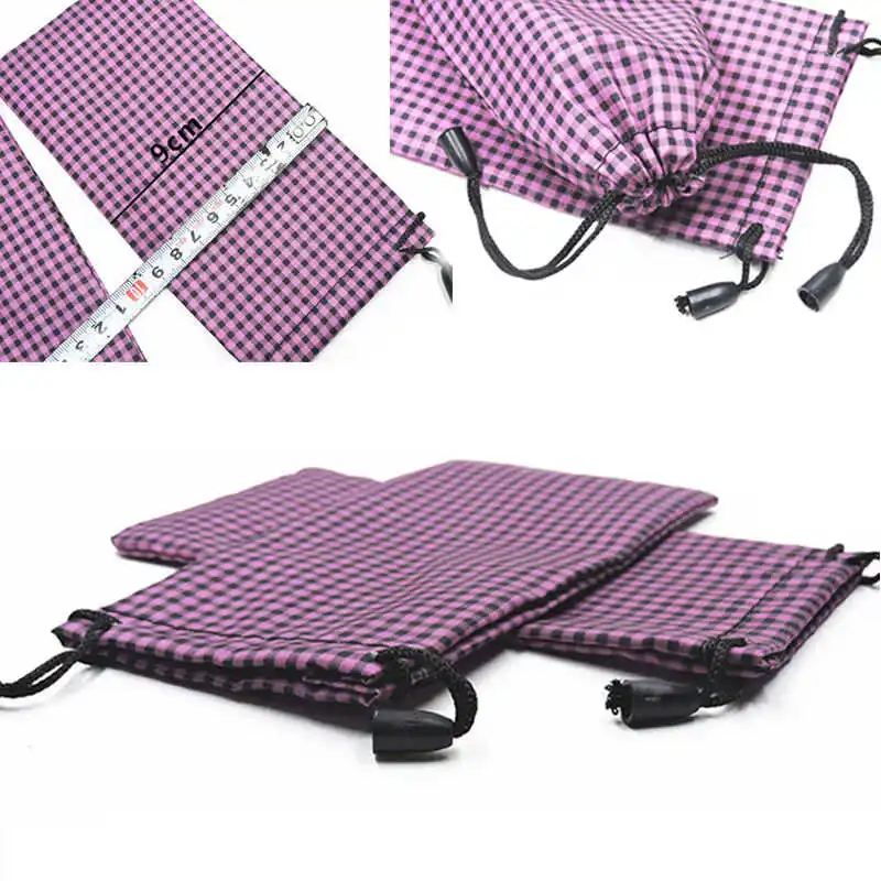 3pcs DIY Porable Soft Cloth Microfiber Pouch Eyewear Bag Case For Travel Sunglasses Glasses Random Delivery Hot Seeling