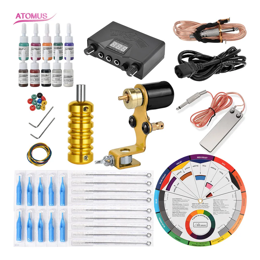 

Rotary Tattoo Machine Rotativa Tatoo Profesional Machine Quit Tatto Tatuage Professional Maquina Tatuar Tools Profesional Kits