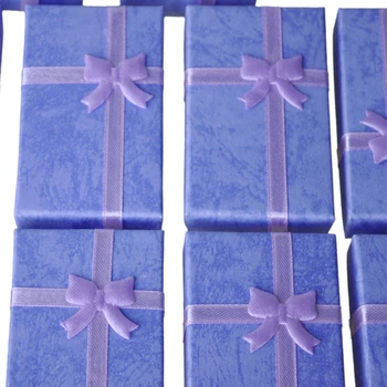 

12x Luxury Card Boxes Gift Box for Pendant Bracelet Bangle Earring