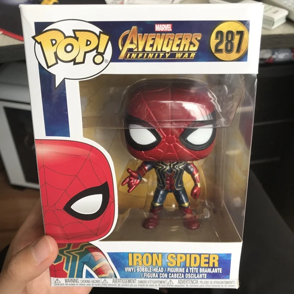 funko pop iron spider 287