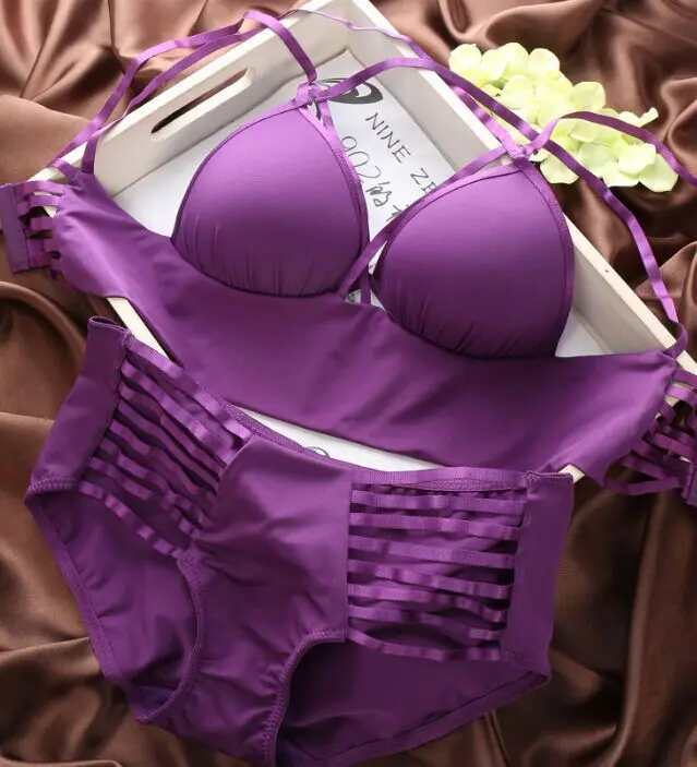 The Winter new comfortable cotton sweat bra suit w...