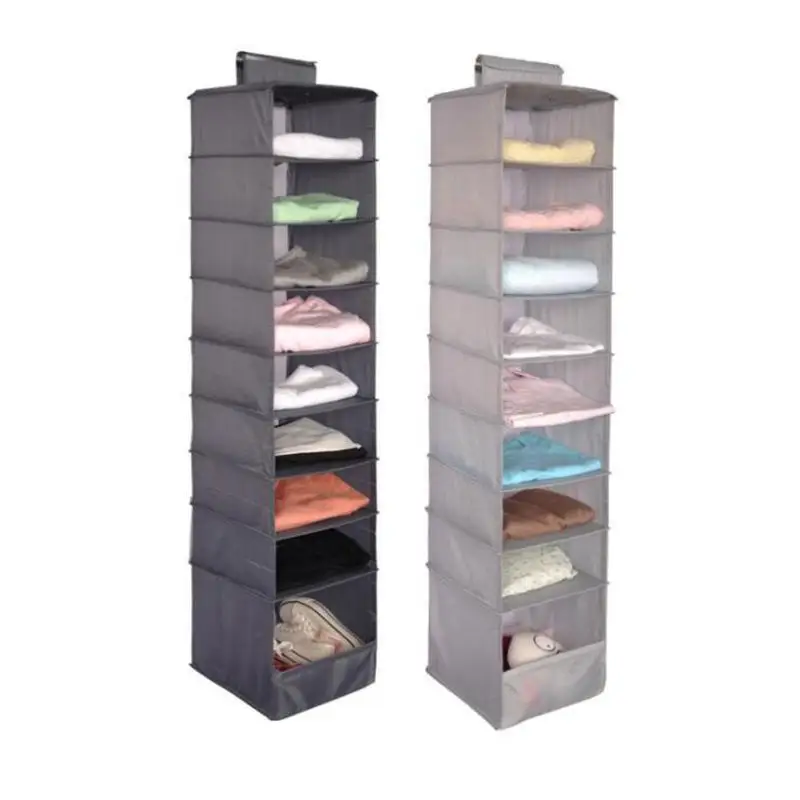 9 Cell Hanging Box Underwear Sorting Clothing Shoes Pants Storage 9 Cell Hanging Box Underwear Sorting Clothing Shoes Pants Storage Mails Door Wall Closet Organizer Organize Bag 15 In Bags From Home Garden