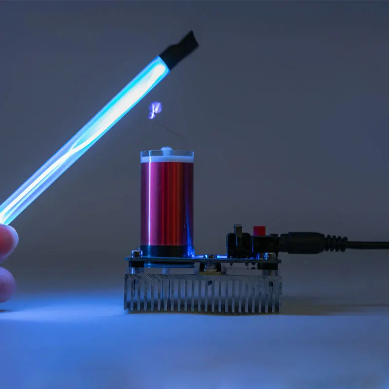 

New Mini Music Tesla Coil Plasma Horn Speaker Artificial Lightning Physics Experiment Electronic Kit Science Educational Toy