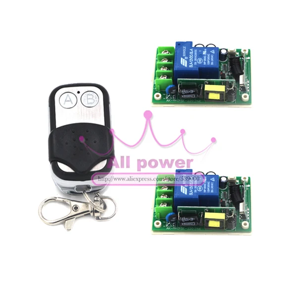 

AC220V 1CH RF switch Learning code 315mhz lighting controllers 110v 1 relay switch Free shipping from china(China Mainland)