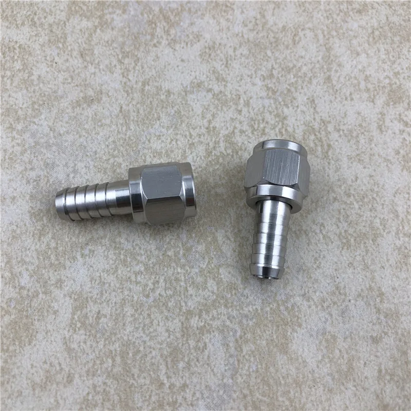 2pcslot 304 Stainless Steel Barbed Swivel Nut, 516 ID, Ball Lock MFL FOR Pin Lock Disconnect Manifold beer fitting (5)