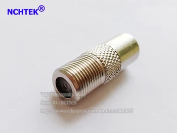 

NCHTEK F Female to TV PAL Male Coaxial Connector Adapter/Free shipping/100PCS