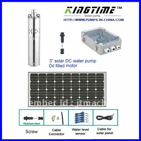 5years warranty  solar borehole well pump  free shipping,  Model No.:JS4-3.2-120