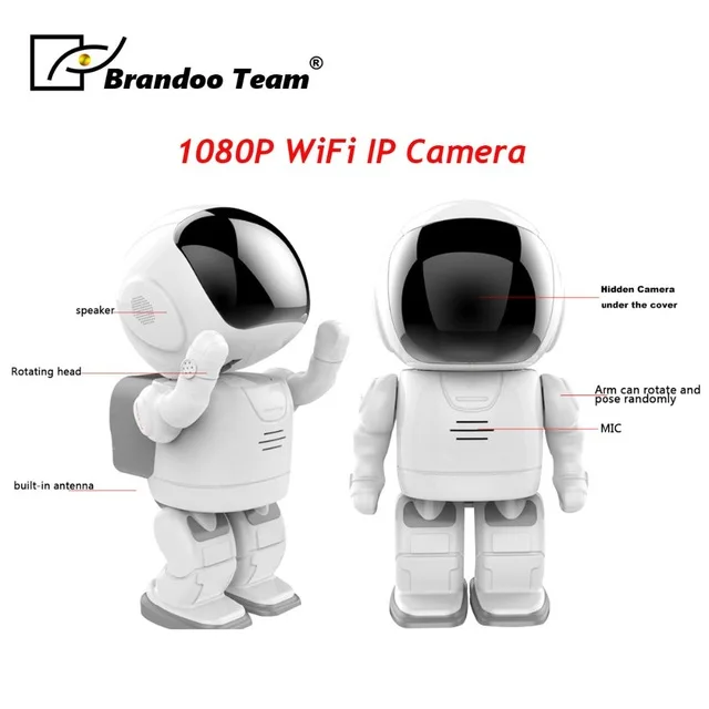 

Wifi Robot Night Vision Network Camera CCTV Support Two-way Audio