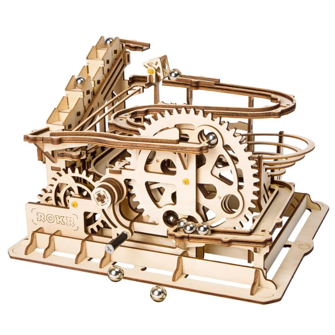Brinquedos para Crianças Waterwheel Coaster Forma Pintura Puzzle Faça Você Mesmo Montar Haste Braining 3d 2 Brinquedos e hobbies