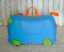 Children lovely trolley luggage bags with 4 wheels,kid storage travel luggage bags