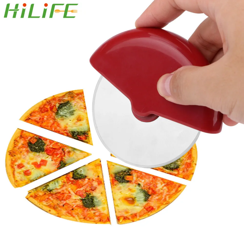 

HILIFE Round Shape Pizza Cutter Stainless Steel Pizza Wheels Knife Plastic Handle Cake Bread Cutting Tools Bakeware Baking Tools