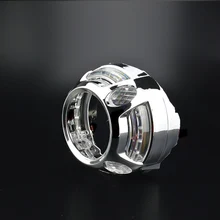 Лицевая панель проектора кожух со светодиодный светильник для Panamera стиль для всех 3,0 дюймов объектив проектора как DRL, глаза ангела, глаза дьявола