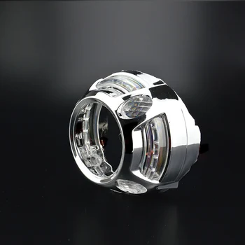 

Projector Bezel Shroud with LED Light for Panamera Style for All 3.0 inch Projector Lens as DRL, Angel Eyes, Devil Eyes