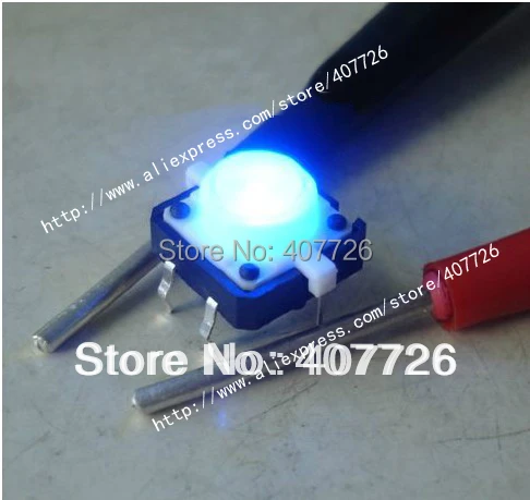 10 шт. кнопочный светодиодный тактовый выключатель 12 х12х7 3 мм|switch with light|switch