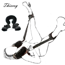 Thierry U-shaped Neck Pillow with ankle cuffs, Open Leg spread restraints auxiliary sex furniture, Fetish couples adult sex game