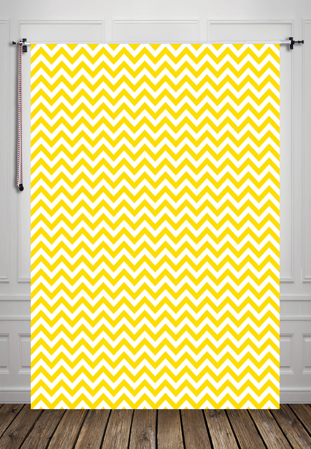

HUAYI Newborns Backdrop Yellow Chevron Background Party Backdrop Photography BAckdrop Photo Studio Prop Vertical D-7502