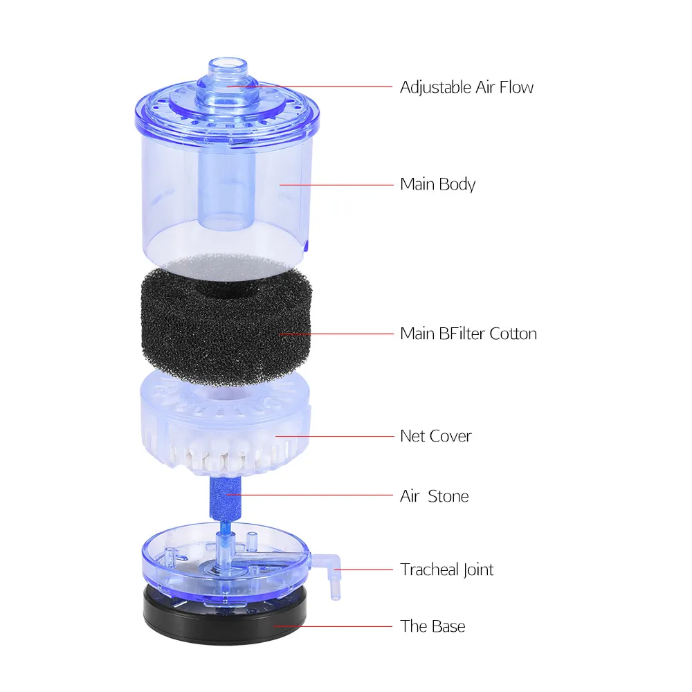 Аквариумный фильтр, биологическая губка, кислородные воздушные камни, кварцевые шарики для жарки креветок, нано анти-газовый фильтр, аксессуары для аквариума