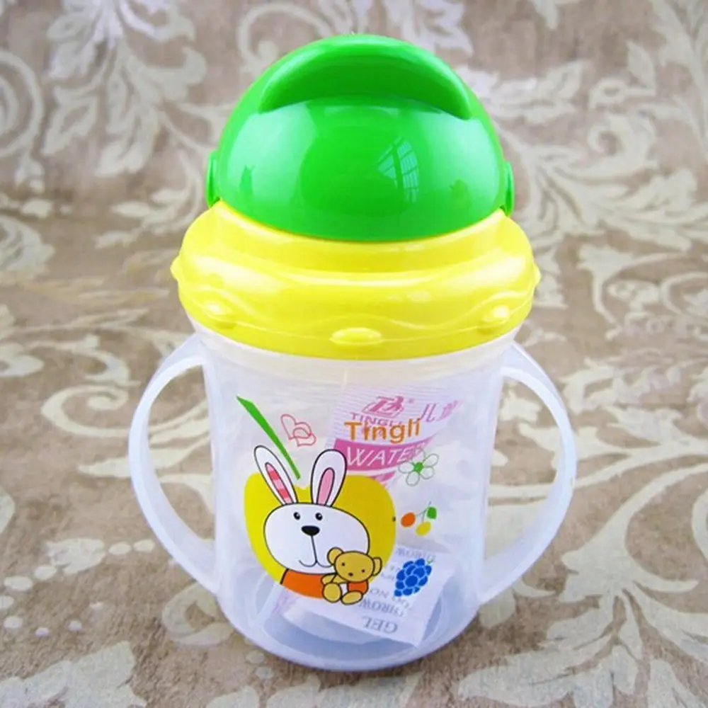 Lovely Children Baby Cute Rice Cereal Feeding Bottles Newborn Straw