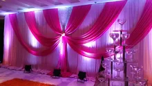 Wedding supplies Sequins Stage Backdrop with Detachable Swag 10ft*20ft Party wedding Backdrop color can be customized