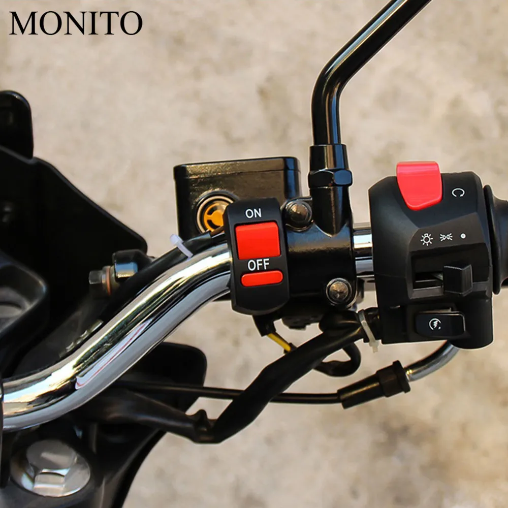 Мотоциклетный переключатель кнопка рычаг управления мотоциклом разъем лампа-кнопка Светодиодный переключатель для bmw f800gs s1000r rsv4 yamaha nmax 155 300 xmax530