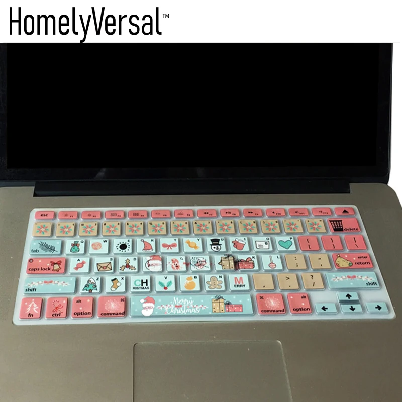 Супер Симпатичный чехол для клавиатуры Apple Macbook Pro MAC 13 15 Air мягкие наклейки на