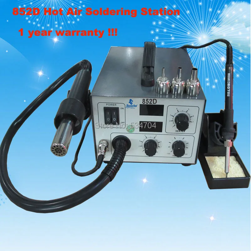 Bossetool 852D Antistatic 2 in 1 Soldering Station with Soldering Iron Stand