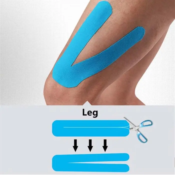 5M Sports Elastic Kinesiology Tape Roll Physio Muscle Strain Injury Support Tool FK88