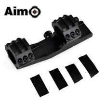 AIm-O тактический прицел Tri-Side Rail удлинение 25,4 мм кольцо Крепление консольное крепление для прицела Weaver крепления AO9004 охотничий аксессуар