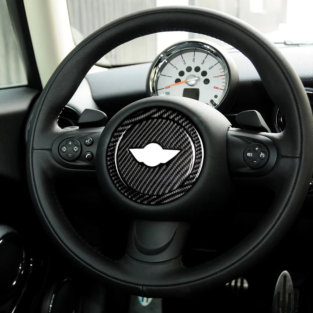 Наклейки на руль из углеродного волокна RRX отделка чехла для Mini Cooper Clubman R55 R56 Countryman