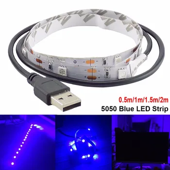 

5050 USB LED Strip Light Waterproof DC 5V Flexible Led Light Tape Decor Party for Desk TV Background Lighting 0.5m 1m 1.5m 2m