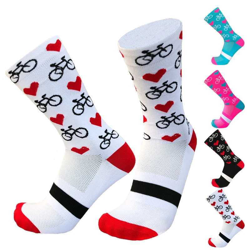 New Professional Sport Pro Cycling Socks Men Women Compression Road