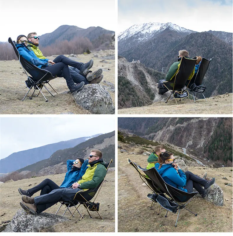 Naturehike في الصيد كرسي في الهواء الطلق كرسي تخييم عالية الخلفي نزهة كرسي المدمجة الألومنيوم للطي خفيفة الوزن كرسي الشاطئ