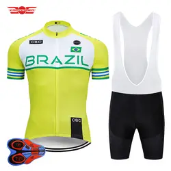 Crossrider 2019 Бразилия Велоспорт Комплект MTB Велосипедный спорт костюмы быстросохнущая Ropa Ciclismo велосипед одежда мужские короткие Майо Culotte