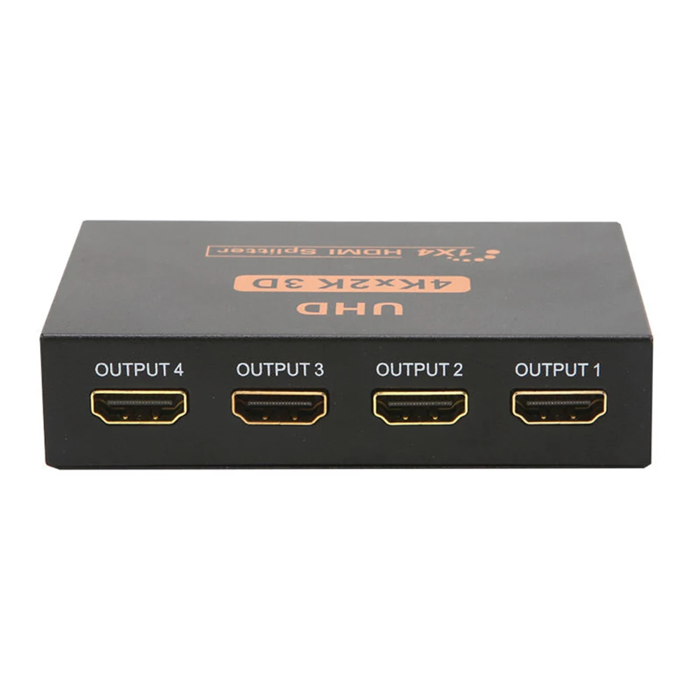Ultra HD 4K HDMI сплиттер 1X4 порт 3D 1080P * 2K видео переключатель 1 вход 4 выхода концентратор