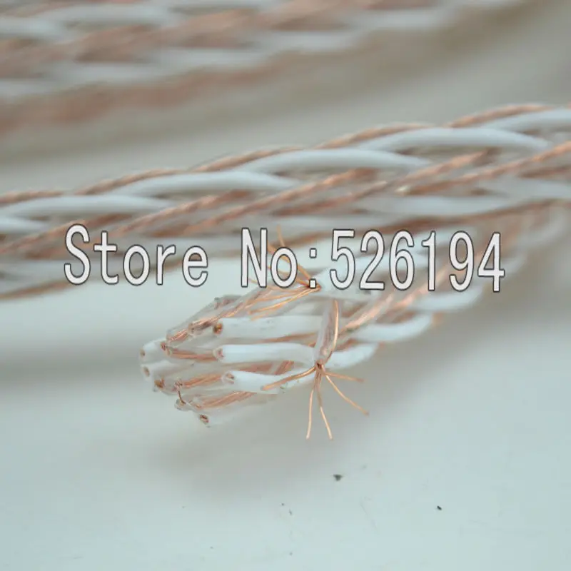

Free shipping Viborg 8TC Bulk speaker cable without Terminal Speaker cable per meter 1m-50m