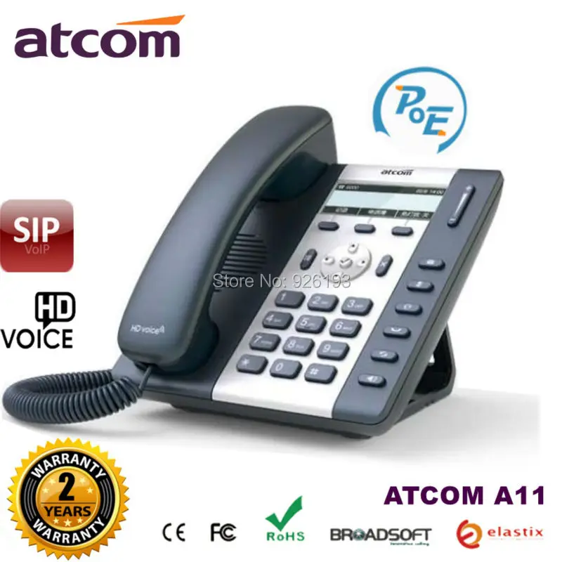 

A11 POE VOIP SIP PHONE Entry-level business IP telephone HD voice Desktop office