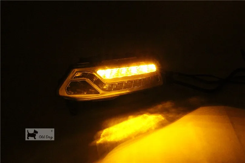 Автомобильный Стайлинг для Volkswagen Polo светодиодный DRL дневная ходовая световая сигнализация, световые приборы дневной свет противотуманная фара